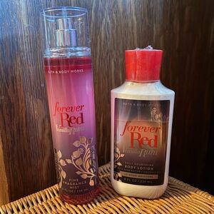Bath & Body Works Forever Red Vanilla Rum Set